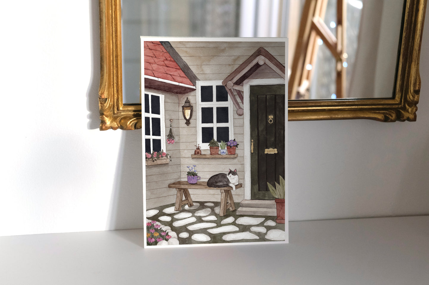 Floral Entry Art Print