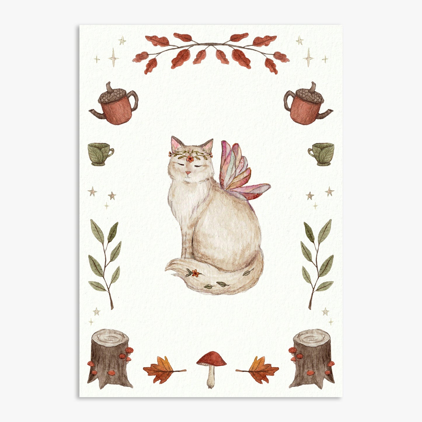 Fairy Cat Print