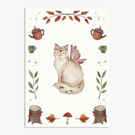 Fairy Cat Print