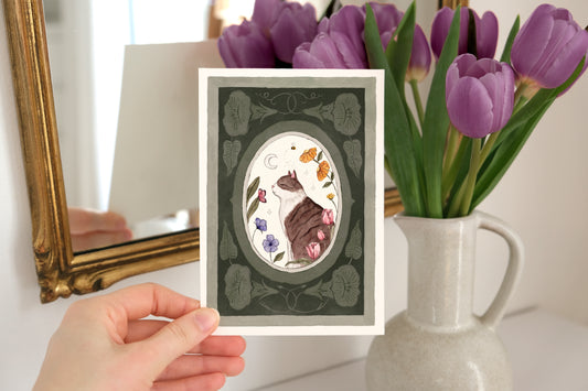 Fairytale Tabby Cat Print