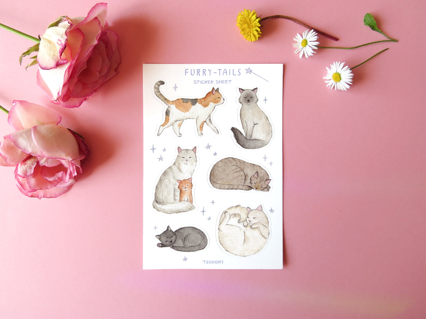 Furry-Tails Sticker Sheet