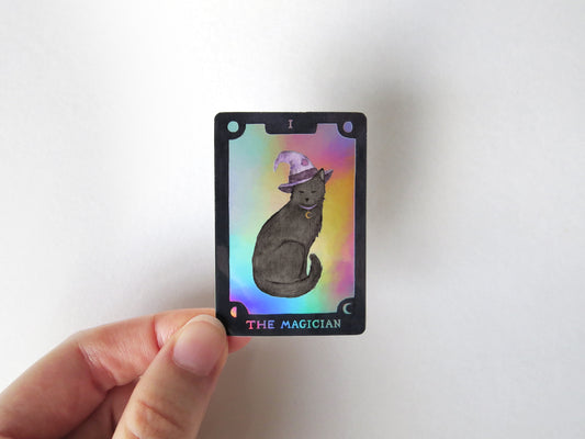 Tarot Card Holographic Sticker