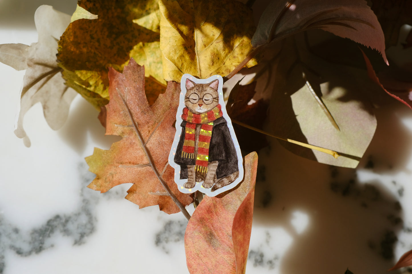Harry Pawtter Glitter Sticker