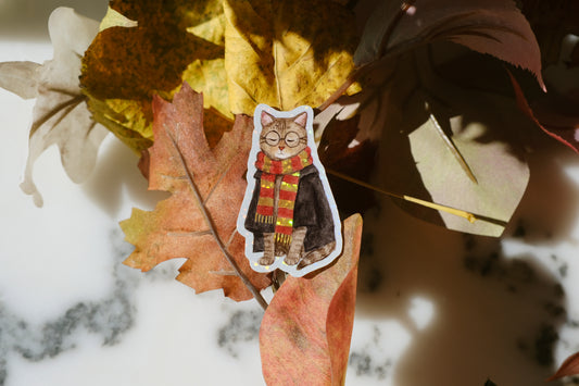 Harry Pawtter Glitter Sticker