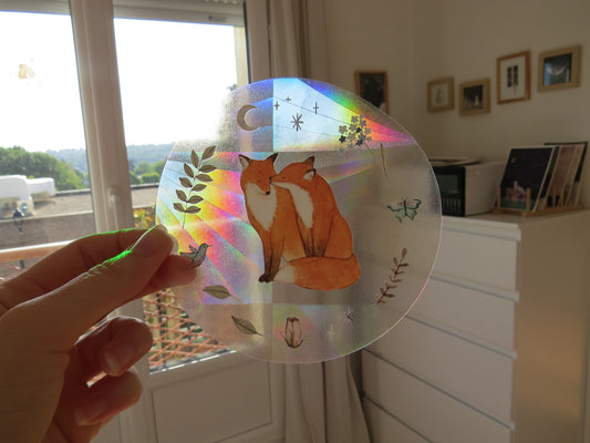 Foxes Suncatcher