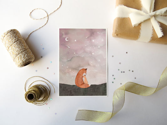 Amethyst Skies Art Print