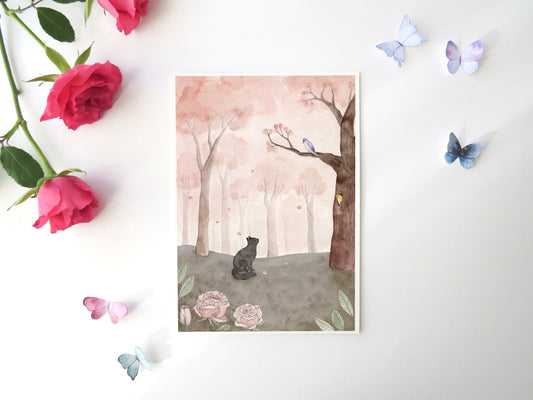 Magnolia Garden Art Print