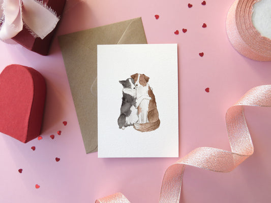 Border Collie Love Print