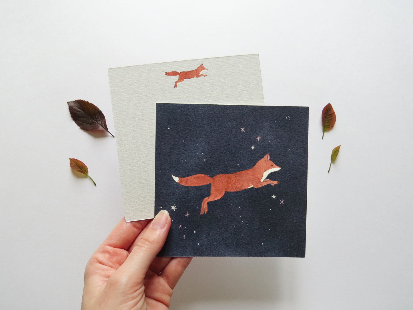Galactic Fox Art Print