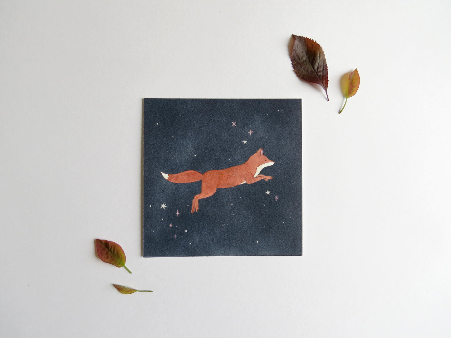 Galactic Fox Art Print