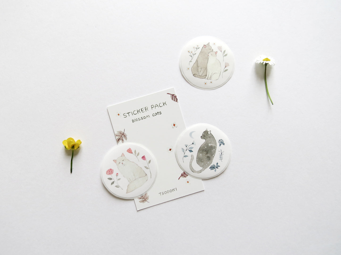 Pack d'autocollants Blossom Cats