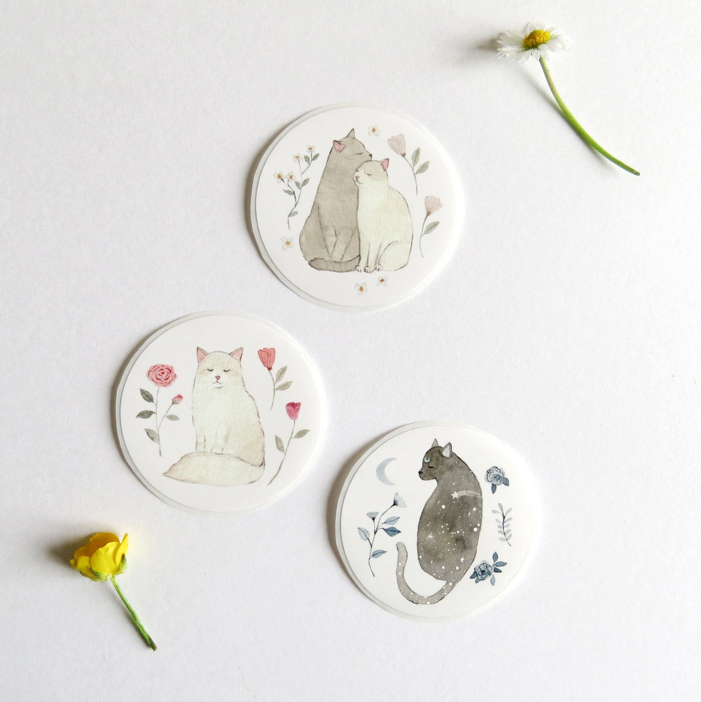 Pack d'autocollants Blossom Cats