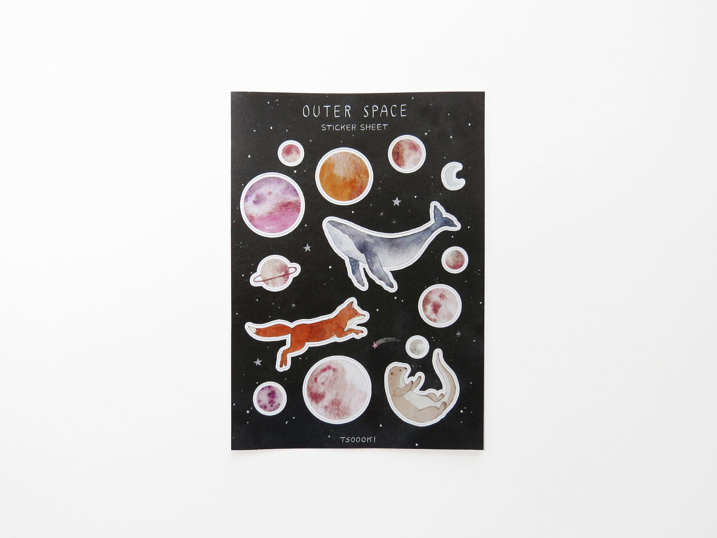 Outer Space Sticker Sheet