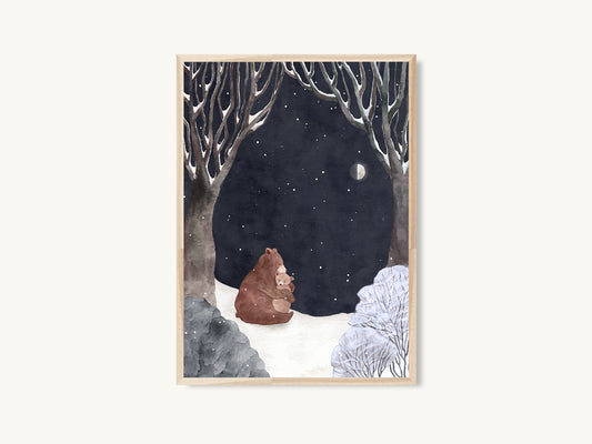Winter Forest Art Print