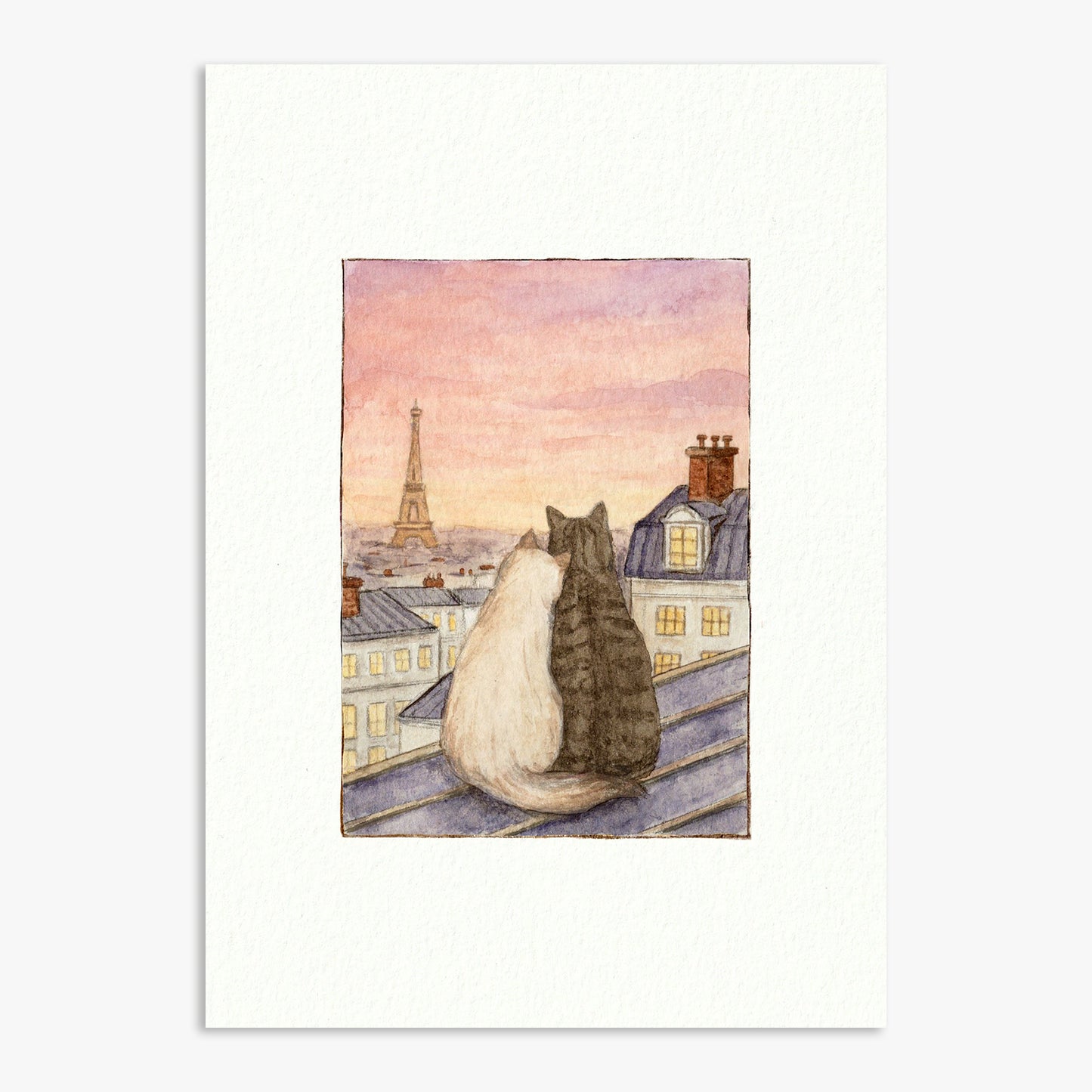 Parisian Sunset Print