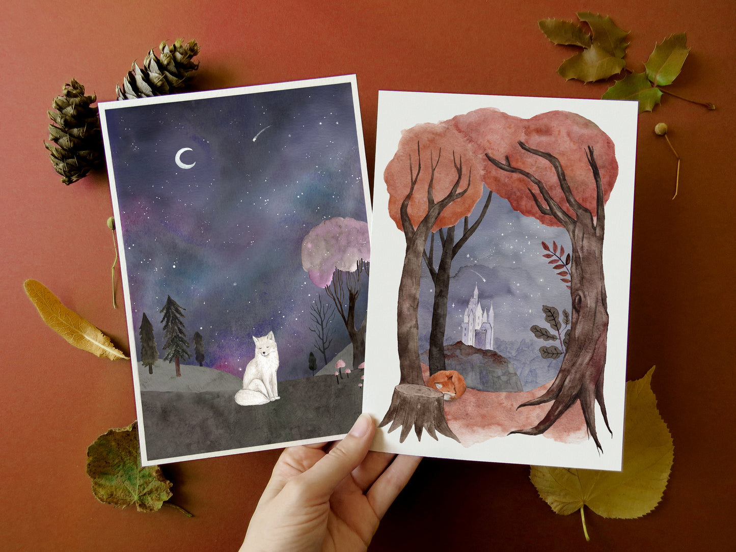 Moonlit Grove Art Print