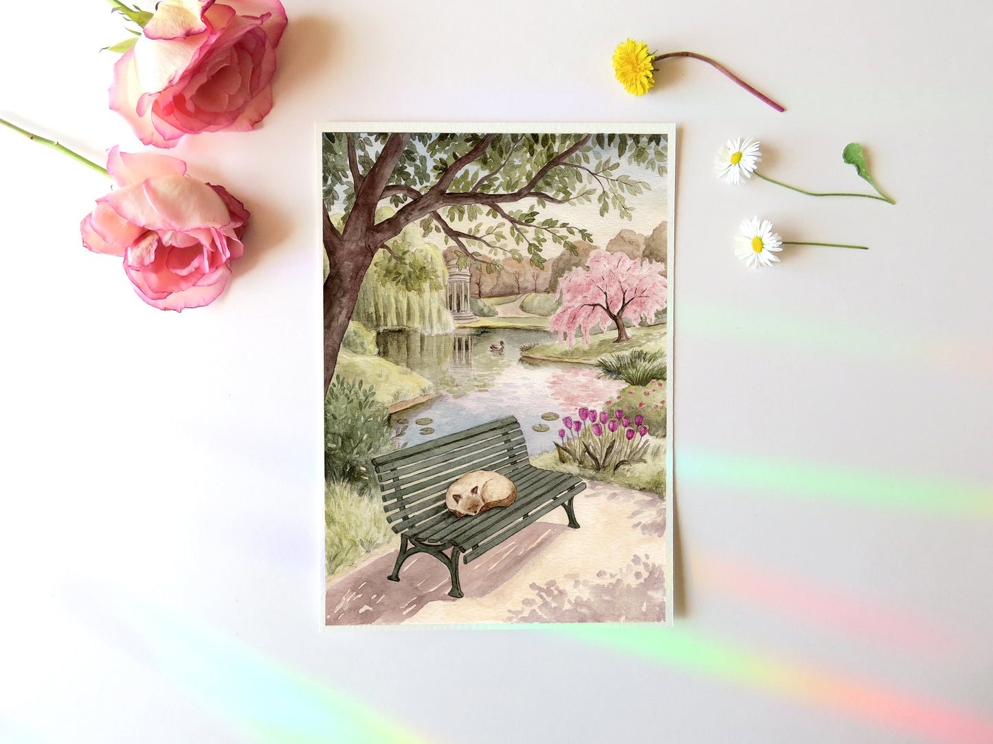Jardin de Printemps Impression Artistique