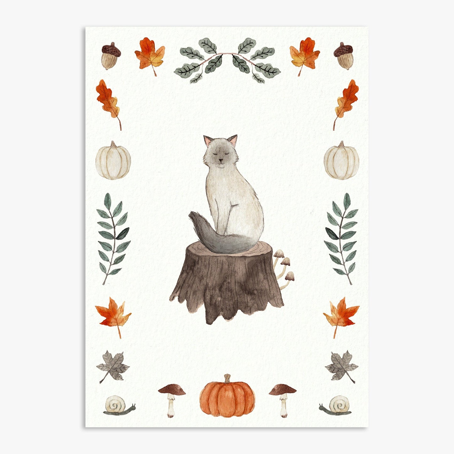 Forest Feline Print