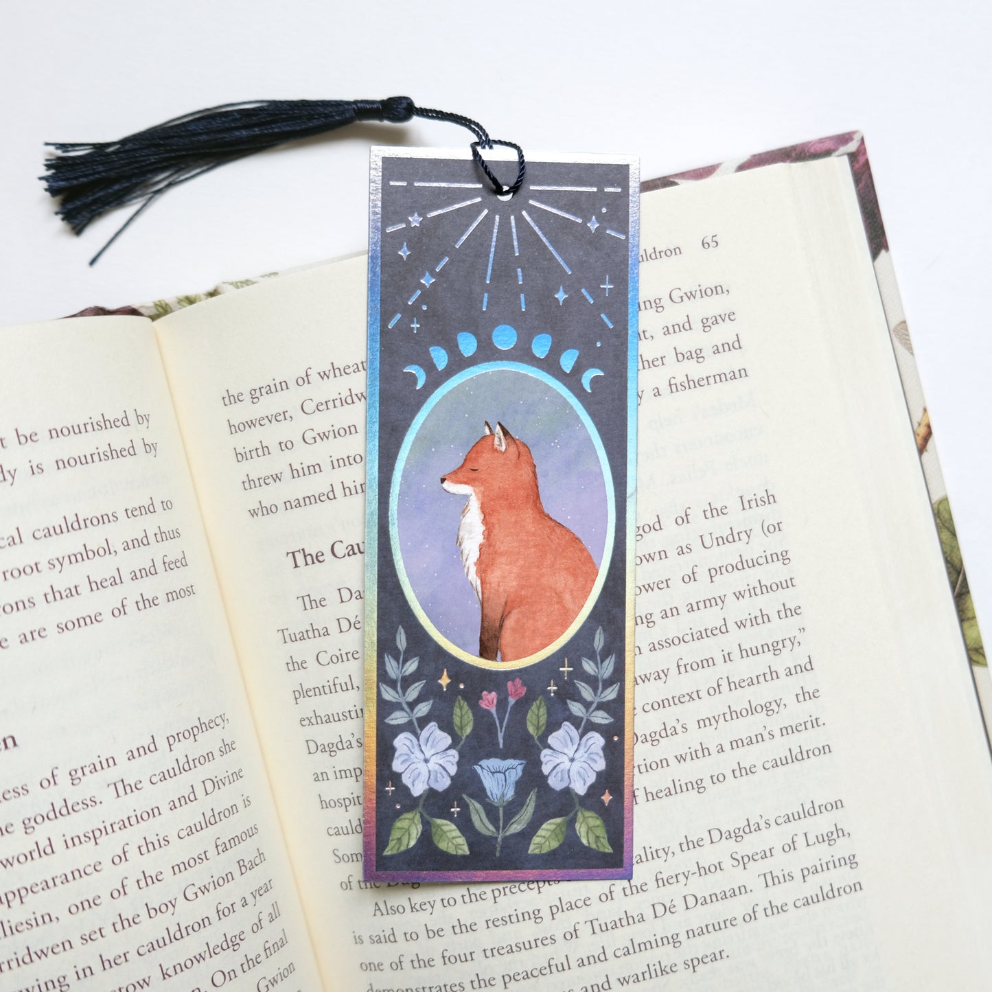 Dreamy Fox Holographic Bookmark