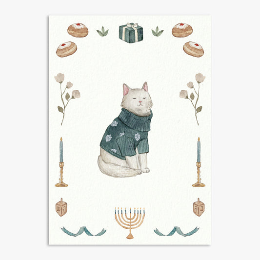 A Cozy Hanukkah Print