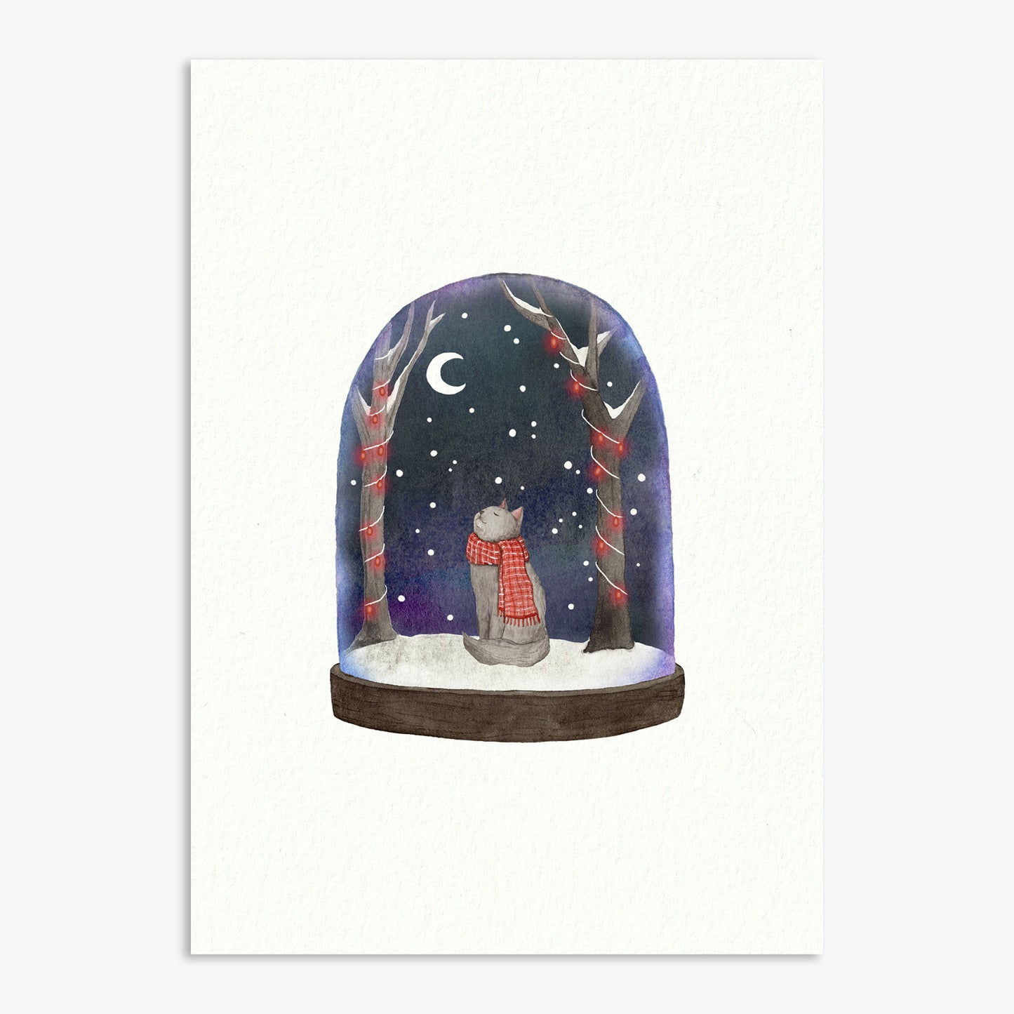 Winter Globe Print