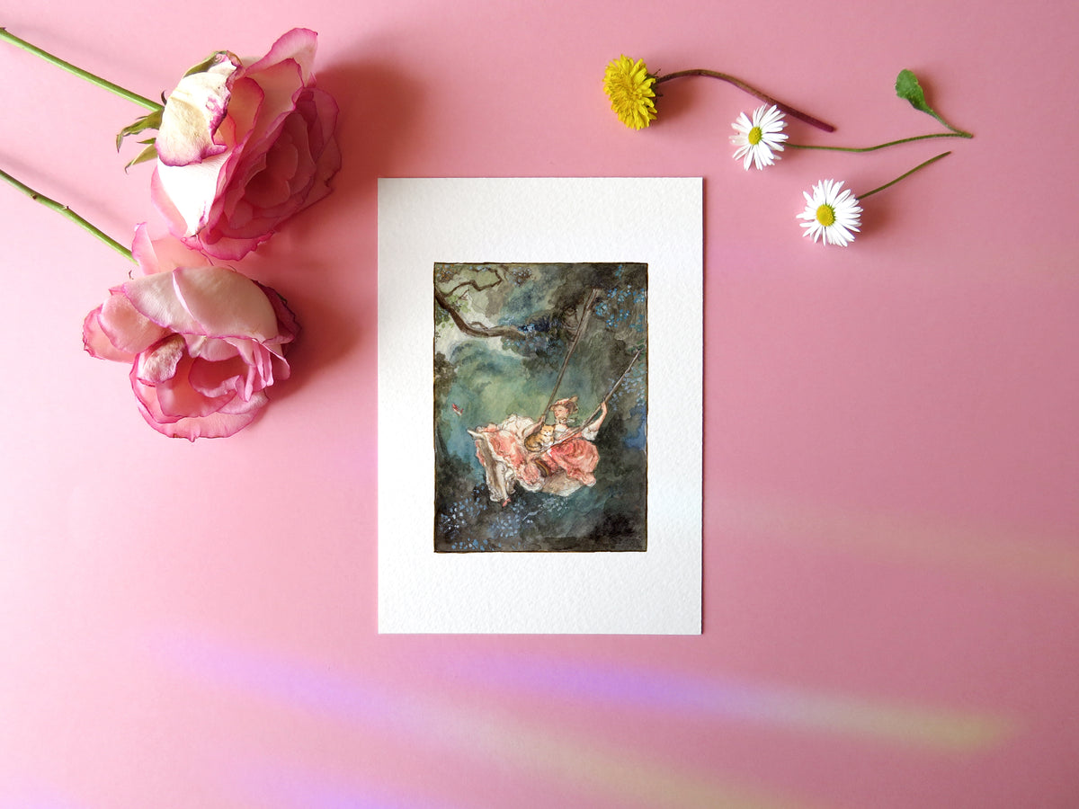 The Cat Swing Print