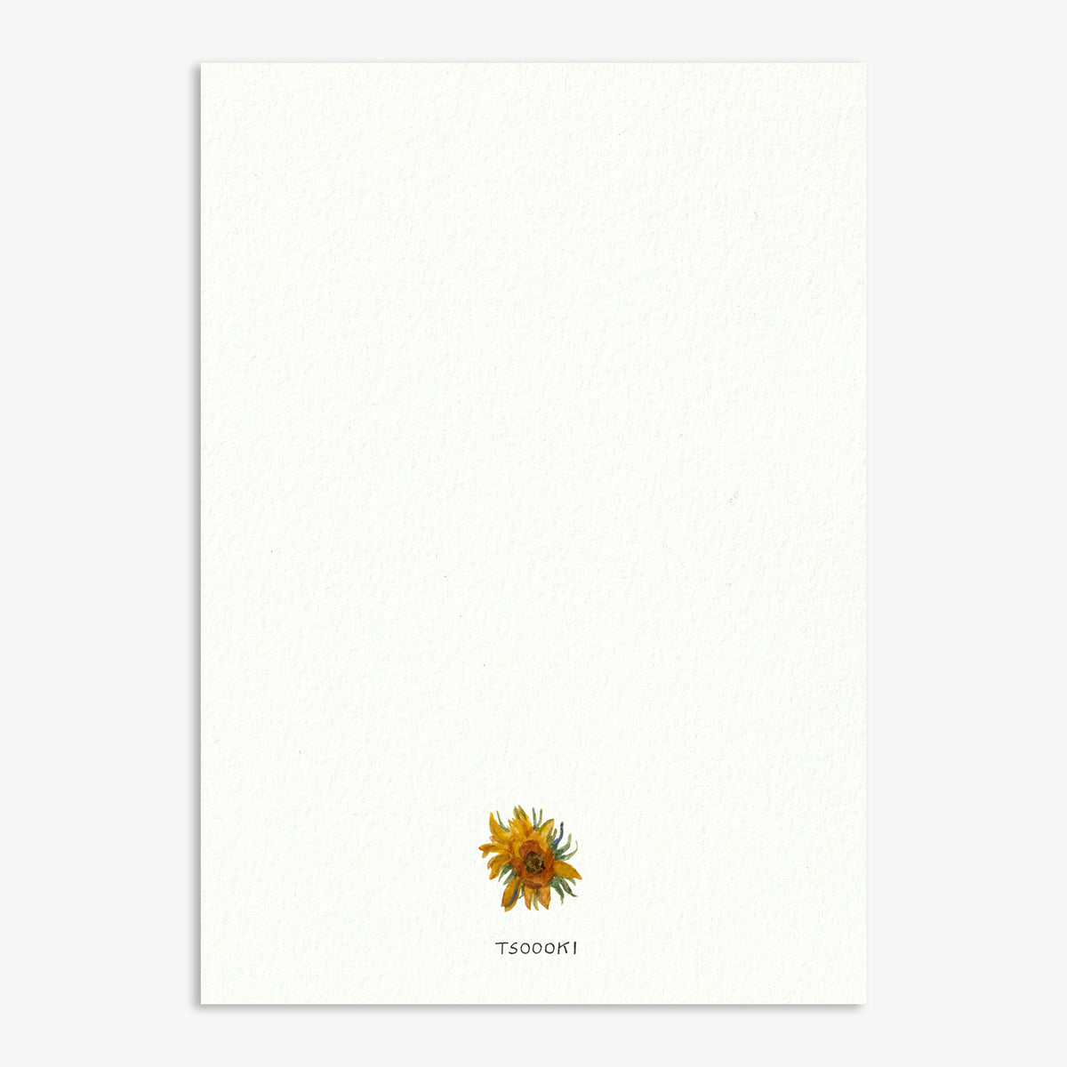 The Sunflowers Cat Print