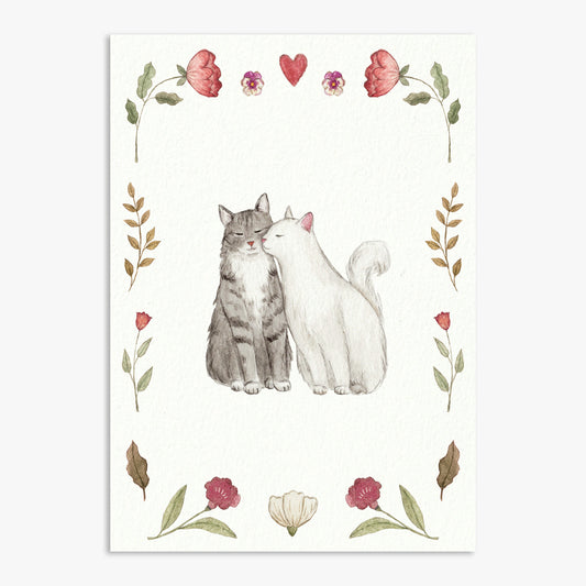 Whisker Kisses Print