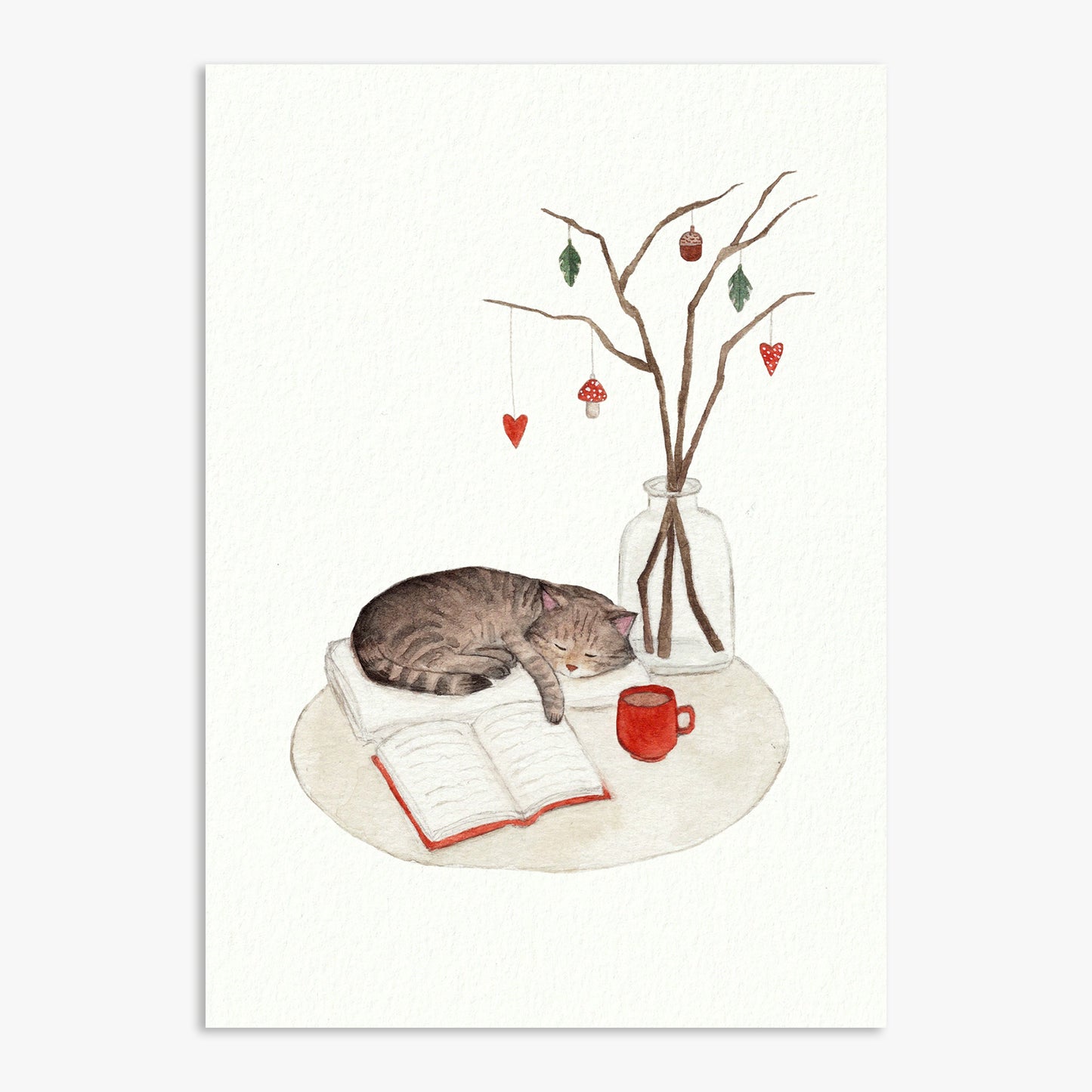 Cozy Cat Print