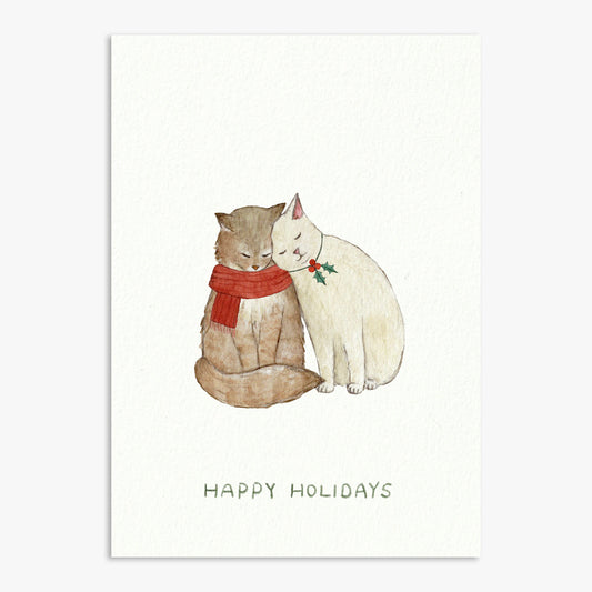 Holiday Cats Print