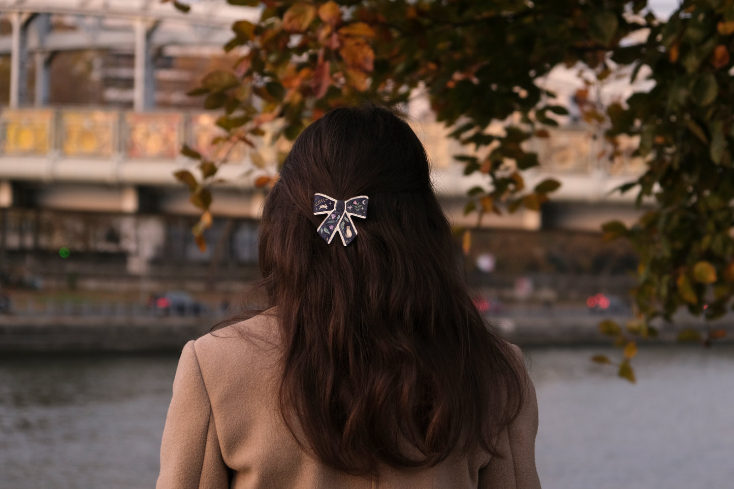 Moonlight Bow Hair Clip