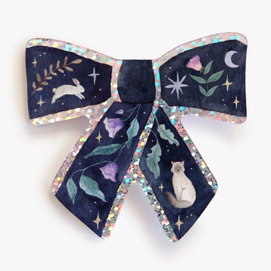 Moonlight Bow Hair Clip