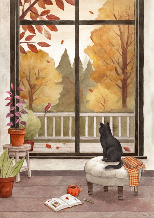 Matin d'automne Impression Artistique