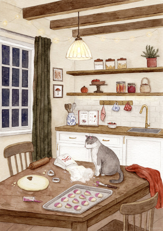 Cozy Kitchen Art Print
