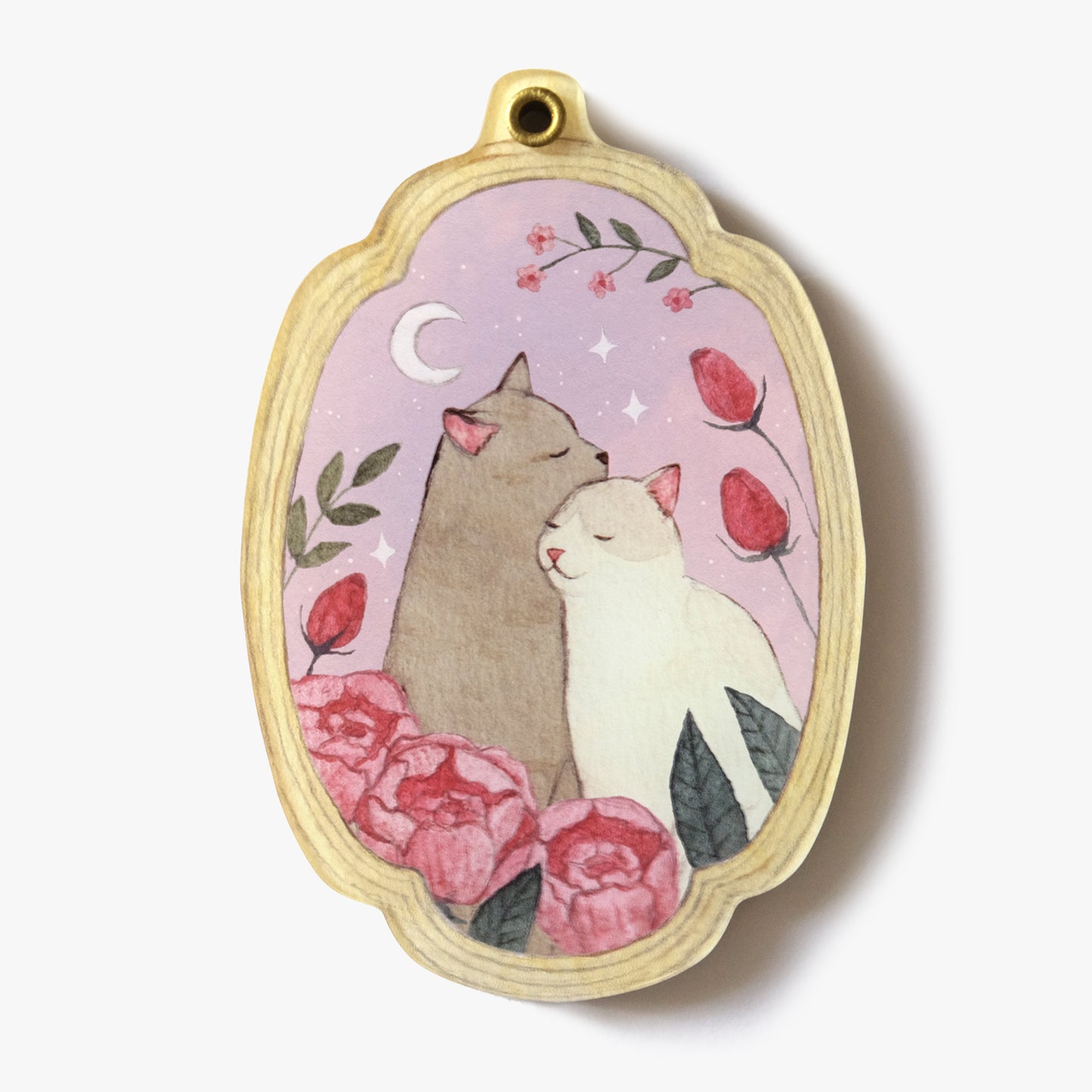 Cats Medallion Pocket Mirror