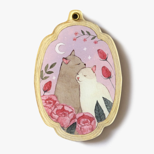 Cats Medallion Pocket Mirror