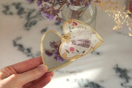 Cœur d’Or Pocket Mirror
