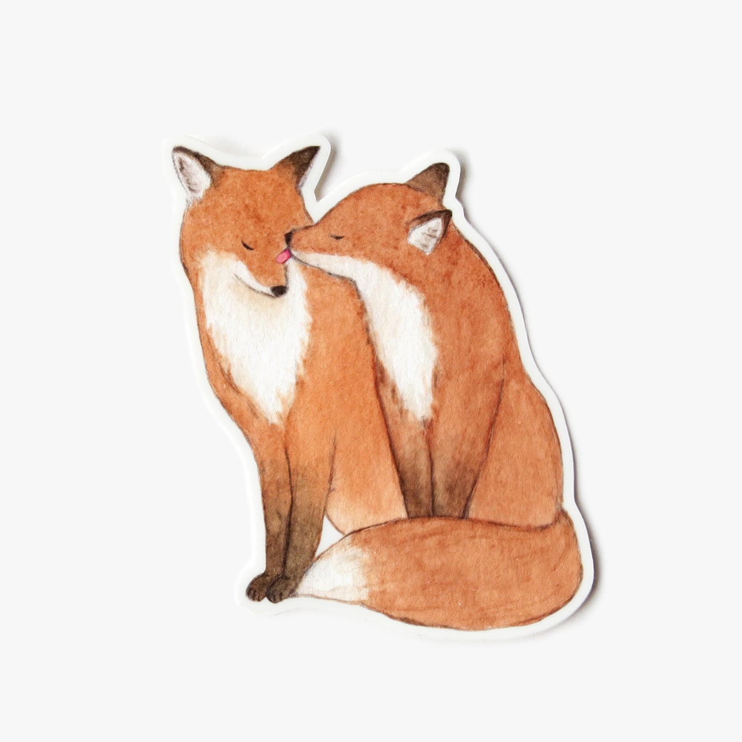 Fox Kisses Magnet