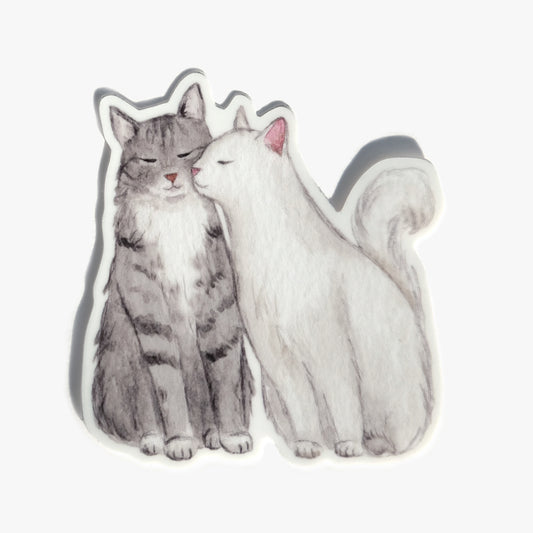 Whisker Kisses Sticker