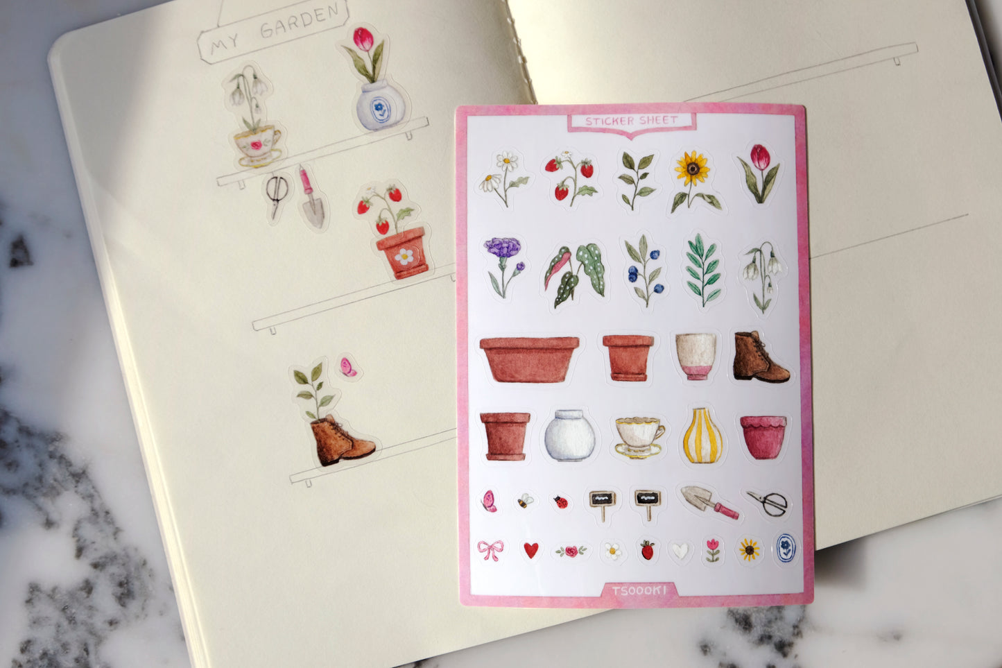 Atelier Fleuriste Sticker Sheet