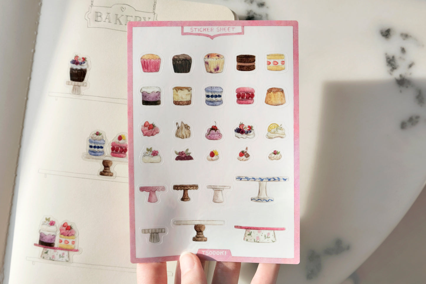 Atelier pâtisserie Sticker Sheet