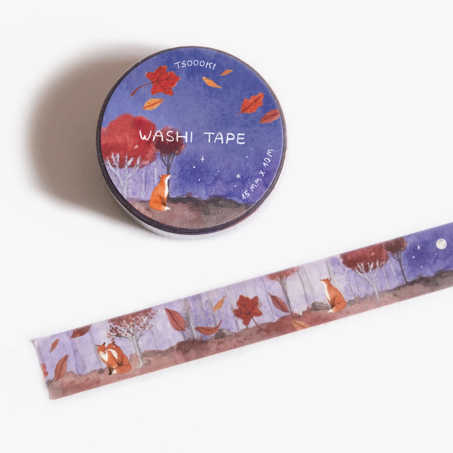 Washi Tape Forêt en Automne