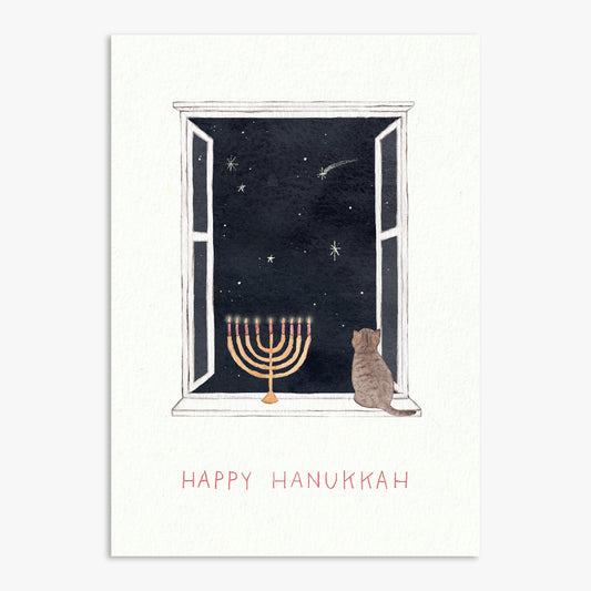 Hanukkah Night Print