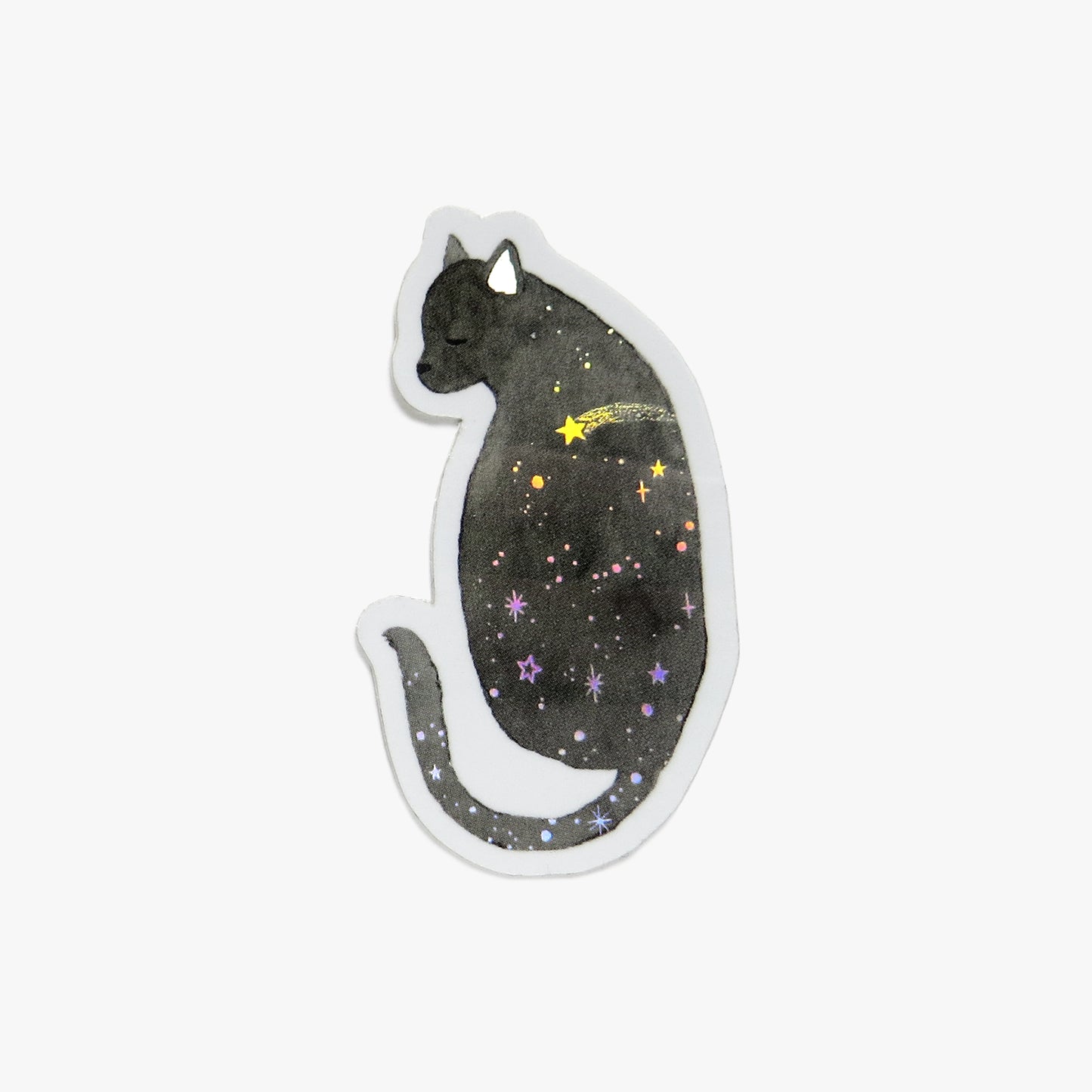 Enchanted Cat Holographic Sticker
