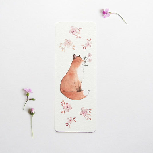 Marque-page Floral Fox