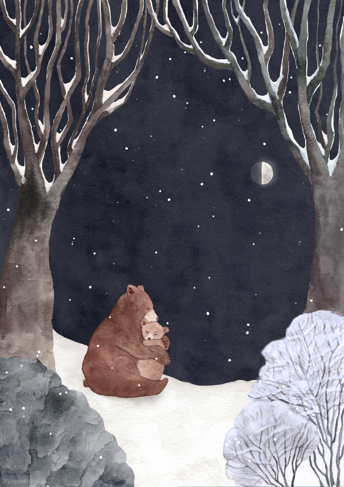 Winter Forest Art Print