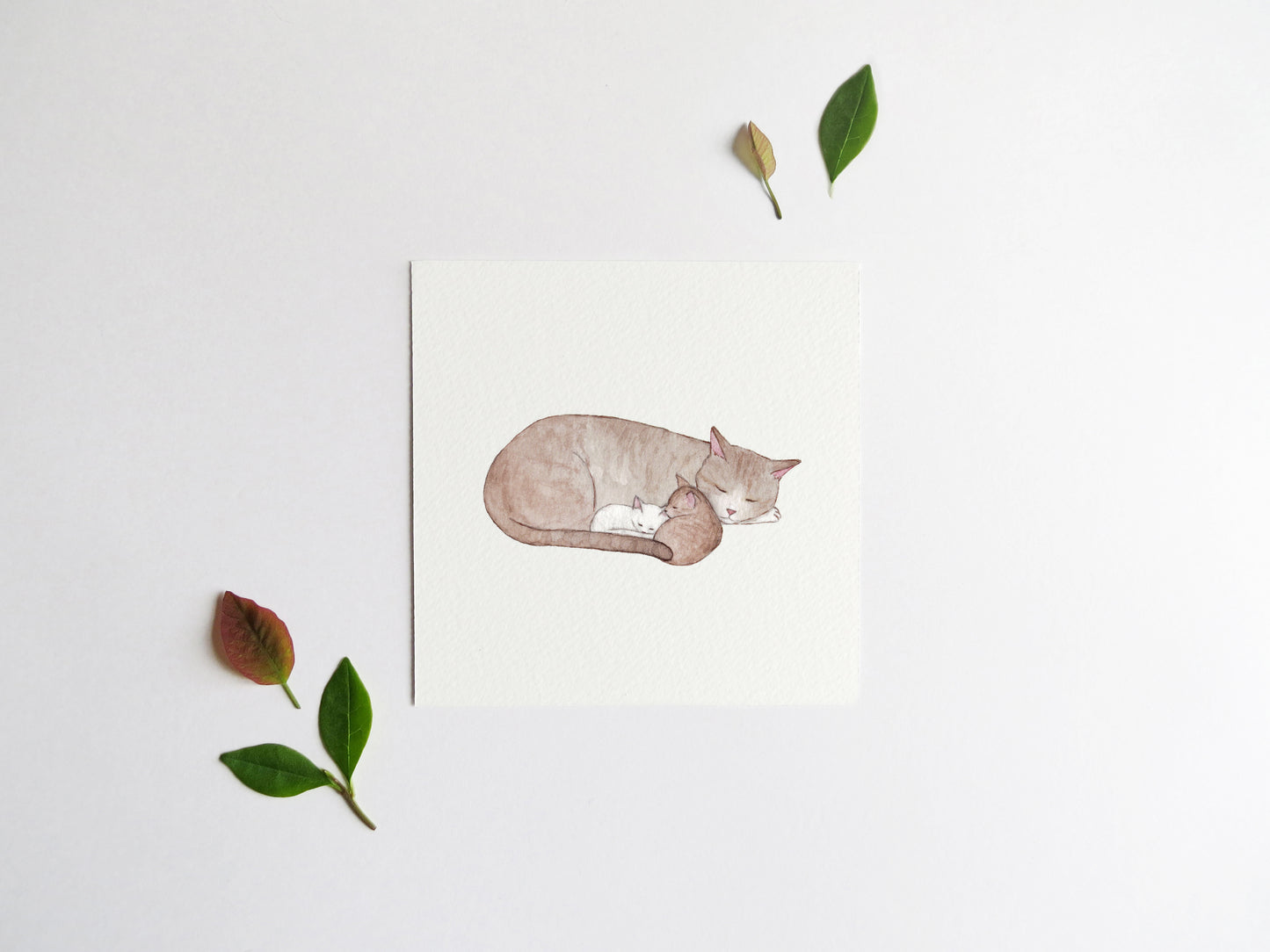 Mama Cat Art Print