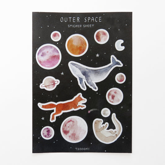 Outer Space Sticker Sheet